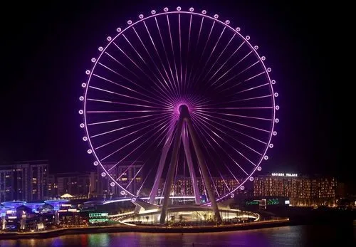 The Dubai Eyes is the largest and tallest observation eye. 