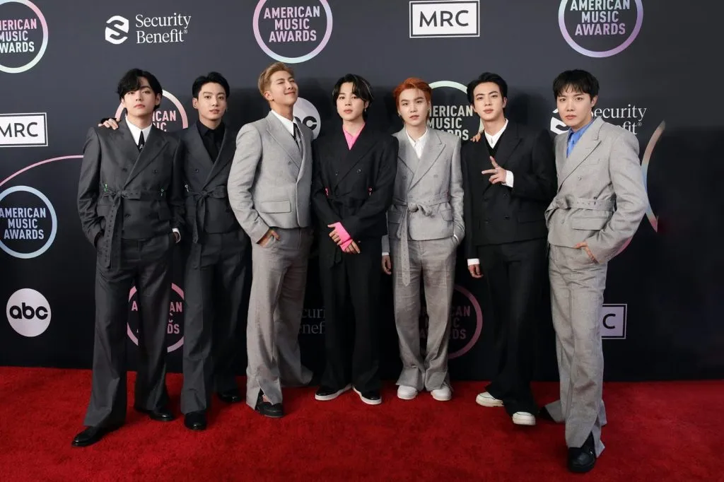 South Korean President Moon Jae In Gives Best Wishes To BTS On Their Win At The 2021 AMAs
