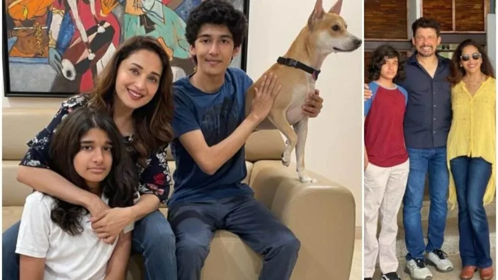 National Cancer day: Madhuri Dixit son Ryan donates his hairs for the Cancer Society. 