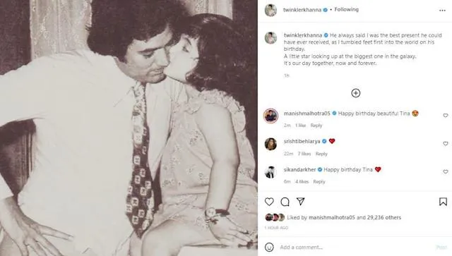 Twinkle Khanna remembers dad Rajesh Khanna on his birth anniversary: ‘It’s our day together, now and forever’!