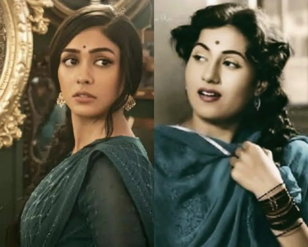 Mrunal Thakur's look from her next bears an uncanny resemblance with the yesteryear superstar - Madhubala
