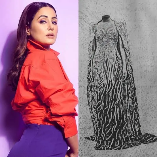 Cannes 2022 Red Carpet, Hina Khan to wear this outfit? Viral Sketch leaked
