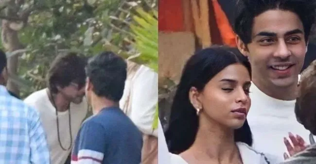 Netizens Go Wow Over Aryan Khan’s Smile When Spotted With Pathaan King Shah Rukh Khan!