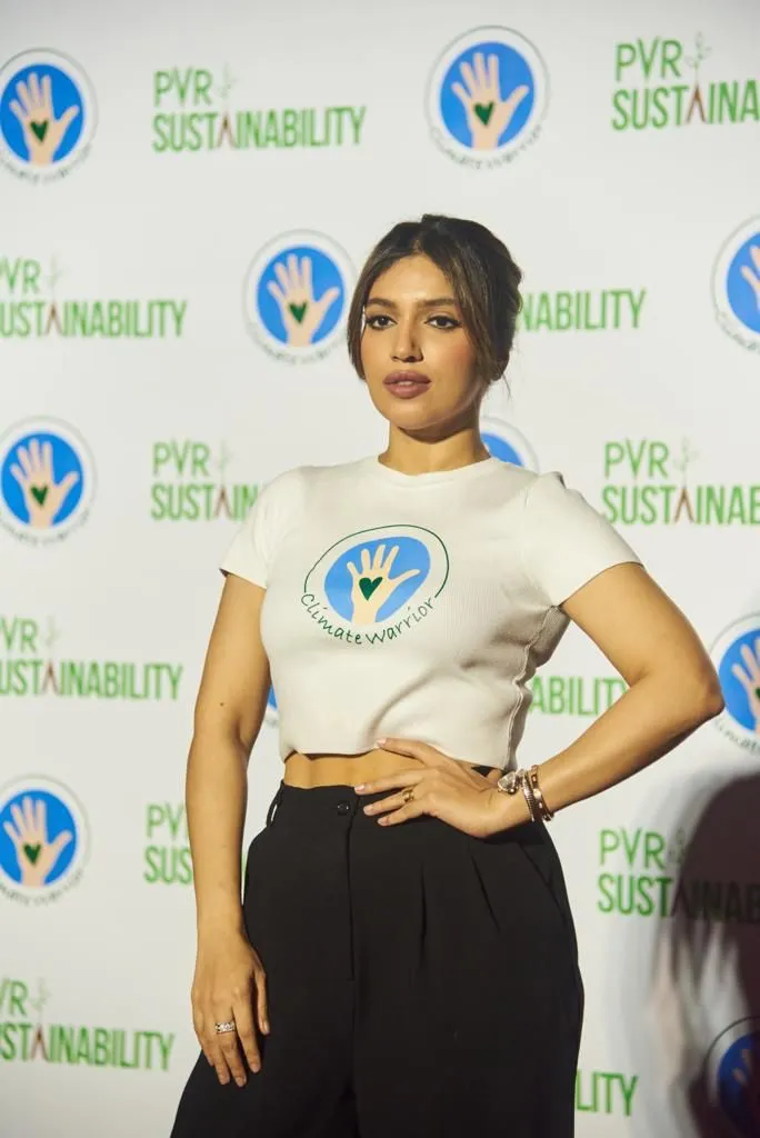 PVR CINEMAS LAUNCHES A SUSTAINABILITY CAMPAIGN WITH BOLLYWOOD STAR BHUMI PEDNEKAR AS PART OF ITS COMMITMENT TO COMBAT CLIMATE CHANGE